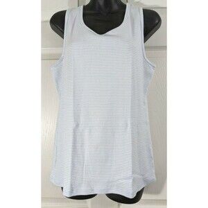 Pendleton Tank Top Blue and White Stripe Cotton